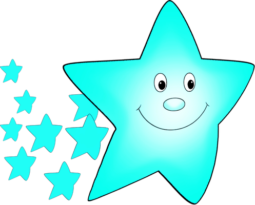 étoile - astre - environnement - smiley émoticône émoji cartoon clipart illustration - artémotic