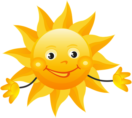 soleil - astre - environnement - smiley émoticône émoji cartoon clipart illustration - artémotic