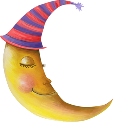 lune - astre - environnement - smiley émoticône émoji cartoon clipart illustration - artémotic