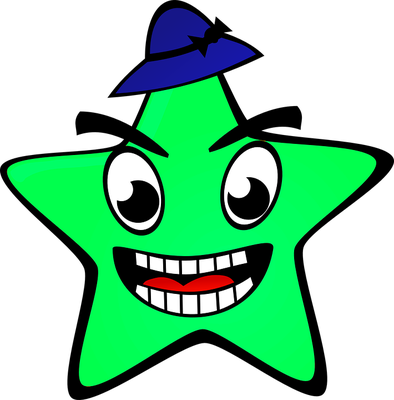 étoile - astre - environnement - smiley émoticône émoji cartoon clipart illustration - artémotic