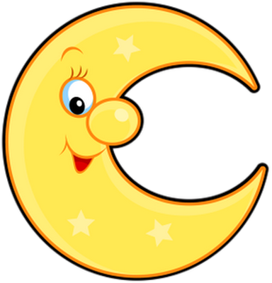 lune - astre - environnement - smiley émoticône émoji cartoon clipart illustration - artémotic