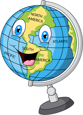 terre - astre - environnement - smiley émoticône émoji cartoon clipart illustration - artémotic