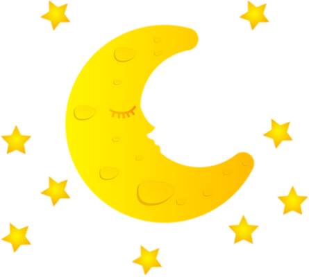 lune - astre - environnement - smiley émoticône émoji cartoon clipart illustration - artémotic