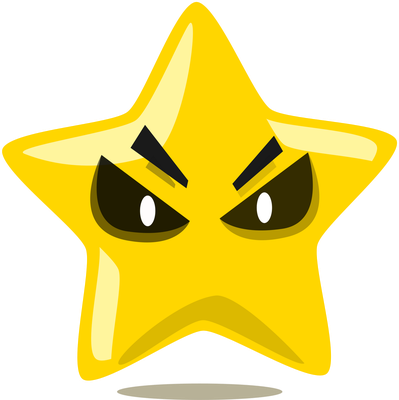 étoile - astre - environnement - smiley émoticône émoji cartoon clipart illustration - artémotic