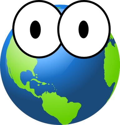 terre - astre - environnement - smiley émoticône émoji cartoon clipart illustration - artémotic