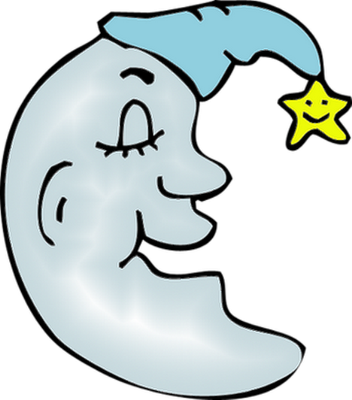 lune - astre - environnement - smiley émoticône émoji cartoon clipart illustration - artémotic
