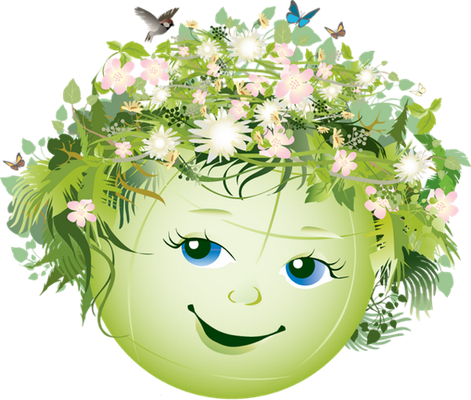 terre - astre - environnement - smiley émoticône émoji cartoon clipart illustration - artémotic