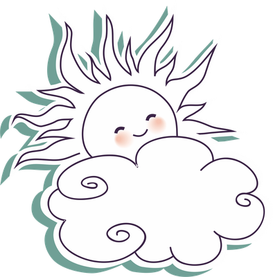 soleil - astre - environnement - smiley émoticône émoji cartoon clipart illustration - artémotic