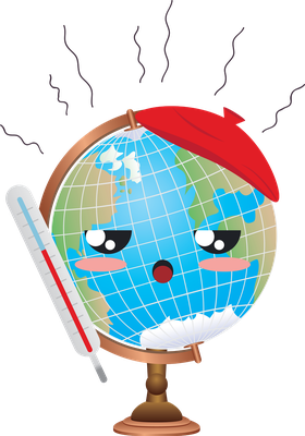 terre - astre - environnement - smiley émoticône émoji cartoon clipart illustration - artémotic