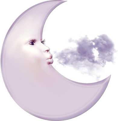 lune - astre - environnement - smiley émoticône émoji cartoon clipart illustration - artémotic
