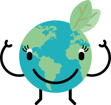terre - astre - environnement - smiley émoticône émoji cartoon clipart illustration - artémotic