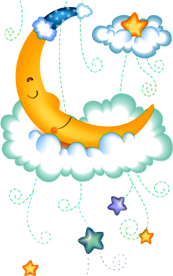 lune - astre - environnement - smiley émoticône émoji cartoon clipart illustration - artémotic