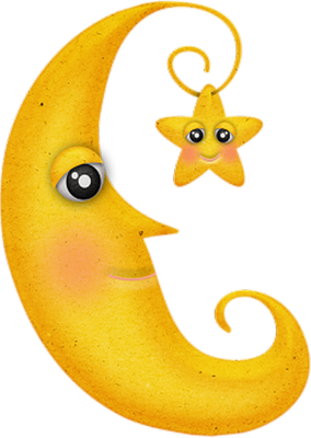 lune - astre - environnement - smiley émoticône émoji cartoon clipart illustration - artémotic