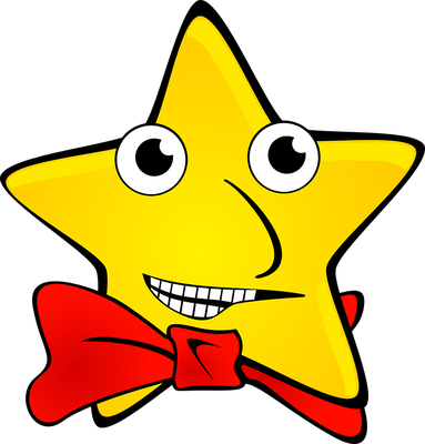 étoile - astre - environnement - smiley émoticône émoji cartoon clipart illustration - artémotic