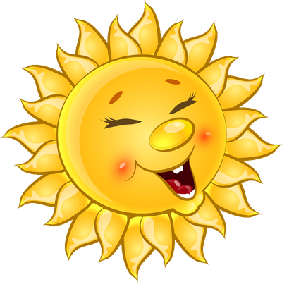 soleil - astre - environnement - smiley émoticône émoji cartoon clipart illustration - artémotic