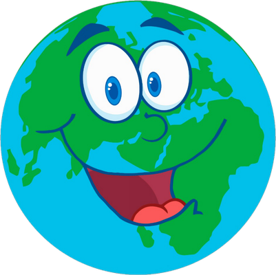 terre - astre - environnement - smiley émoticône émoji cartoon clipart illustration - artémotic