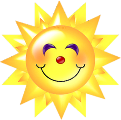 soleil - astre - environnement - smiley émoticône émoji cartoon clipart illustration - artémotic