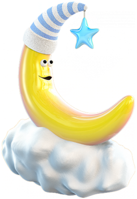 lune - astre - environnement - smiley émoticône émoji cartoon clipart illustration - artémotic