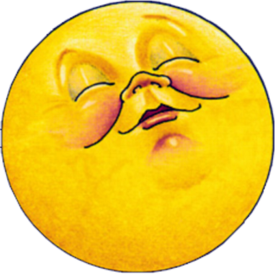 lune - astre - environnement - smiley émoticône émoji cartoon clipart illustration - artémotic