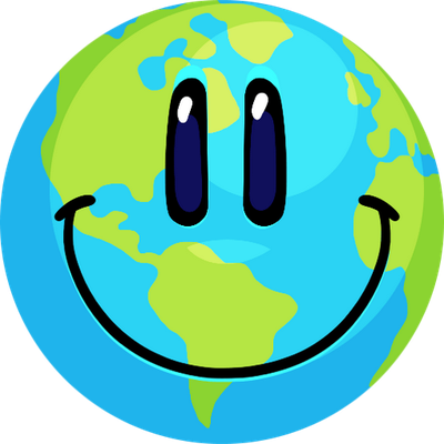 terre - astre - environnement - smiley émoticône émoji cartoon clipart illustration - artémotic