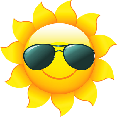 soleil - astre - environnement - smiley émoticône émoji cartoon clipart illustration - artémotic