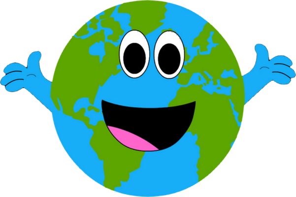 terre - astre - environnement - smiley émoticône émoji cartoon clipart illustration - artémotic