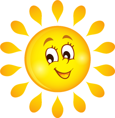 soleil - astre - environnement - smiley émoticône émoji cartoon clipart illustration - artémotic