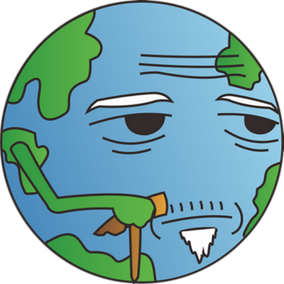 terre - astre - environnement - smiley émoticône émoji cartoon clipart illustration - artémotic