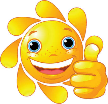 soleil - astre - environnement - smiley émoticône émoji cartoon clipart illustration - artémotic