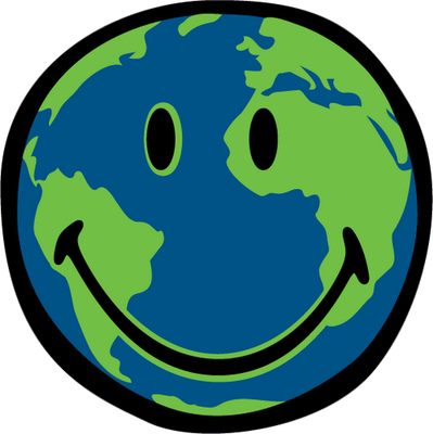 terre - astre - environnement - smiley émoticône émoji cartoon clipart illustration - artémotic
