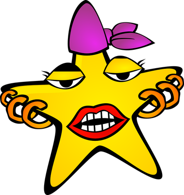 étoile - astre - environnement - smiley émoticône émoji cartoon clipart illustration - artémotic