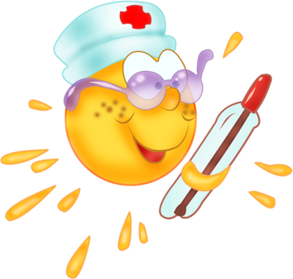 soleil - astre - environnement - smiley émoticône émoji cartoon clipart illustration - artémotic