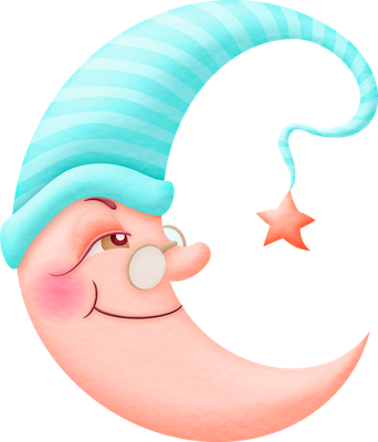 lune - astre - environnement - smiley émoticône émoji cartoon clipart illustration - artémotic
