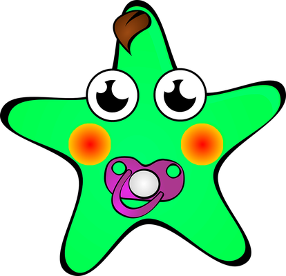 étoile - astre - environnement - smiley émoticône émoji cartoon clipart illustration - artémotic