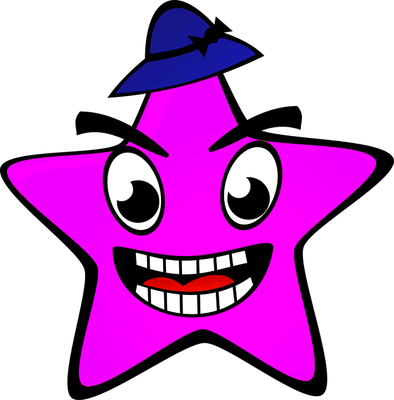 étoile - astre - environnement - smiley émoticône émoji cartoon clipart illustration - artémotic