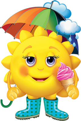 soleil - astre - environnement - smiley émoticône émoji cartoon clipart illustration - artémotic