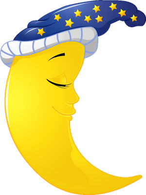 lune - astre - environnement - smiley émoticône émoji cartoon clipart illustration - artémotic