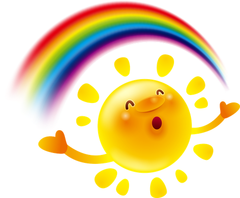 soleil - astre - environnement - smiley émoticône émoji cartoon clipart illustration - artémotic