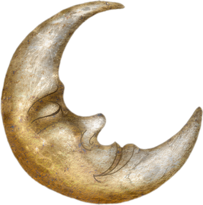 lune - astre - environnement - smiley émoticône émoji cartoon clipart illustration - artémotic