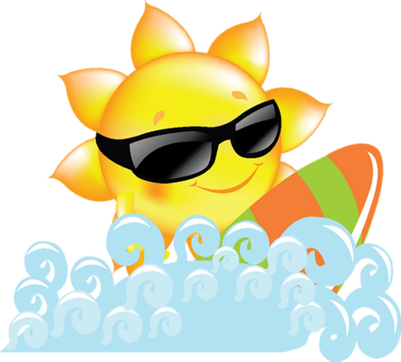 soleil - astre - environnement - smiley émoticône émoji cartoon clipart illustration - artémotic