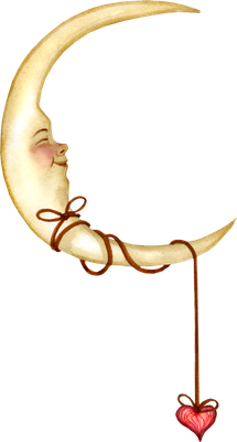 lune - astre - environnement - smiley émoticône émoji cartoon clipart illustration - artémotic
