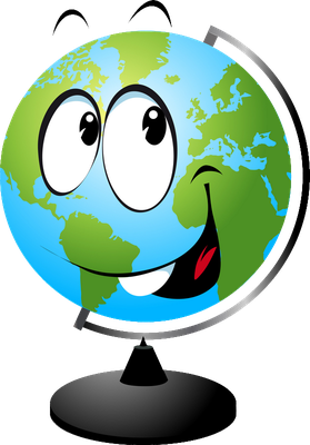 terre - astre - environnement - smiley émoticône émoji cartoon clipart illustration - artémotic