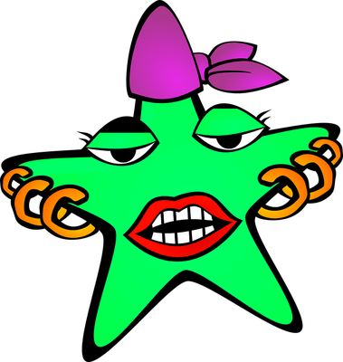 étoile - astre - environnement - smiley émoticône émoji cartoon clipart illustration - artémotic