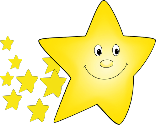 étoile - astre - environnement - smiley émoticône émoji cartoon clipart illustration - artémotic