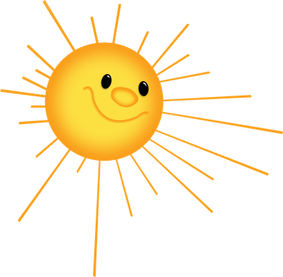 soleil - astre - environnement - smiley émoticône émoji cartoon clipart illustration - artémotic