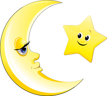 lune - astre - environnement - smiley émoticône émoji cartoon clipart illustration - artémotic