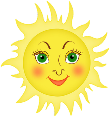 soleil - astre - environnement - smiley émoticône émoji cartoon clipart illustration - artémotic