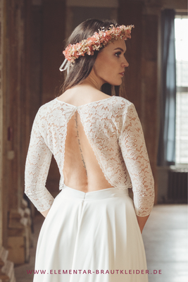 Spitzentop für deine Hochzeit im Boho Stil - elementar Brautkleider