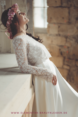 Spitzentop für deine Hochzeit im Boho Stil - elementar Brautkleider