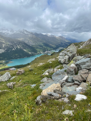 ... und den Silvaplanersee. 